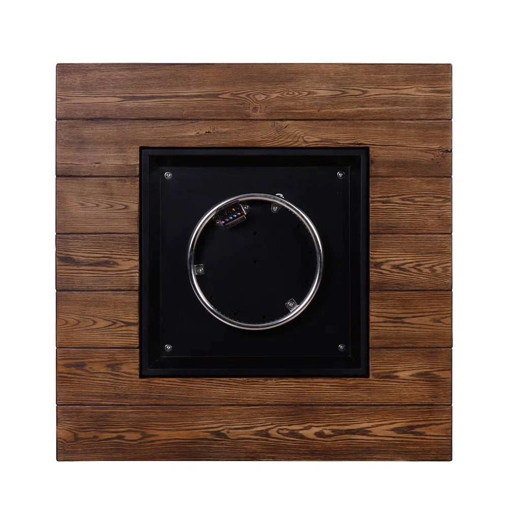 Haluk 23.8" H x 34.5'' W Magnesium Oxide Propane Outdoor Fire Pit Table