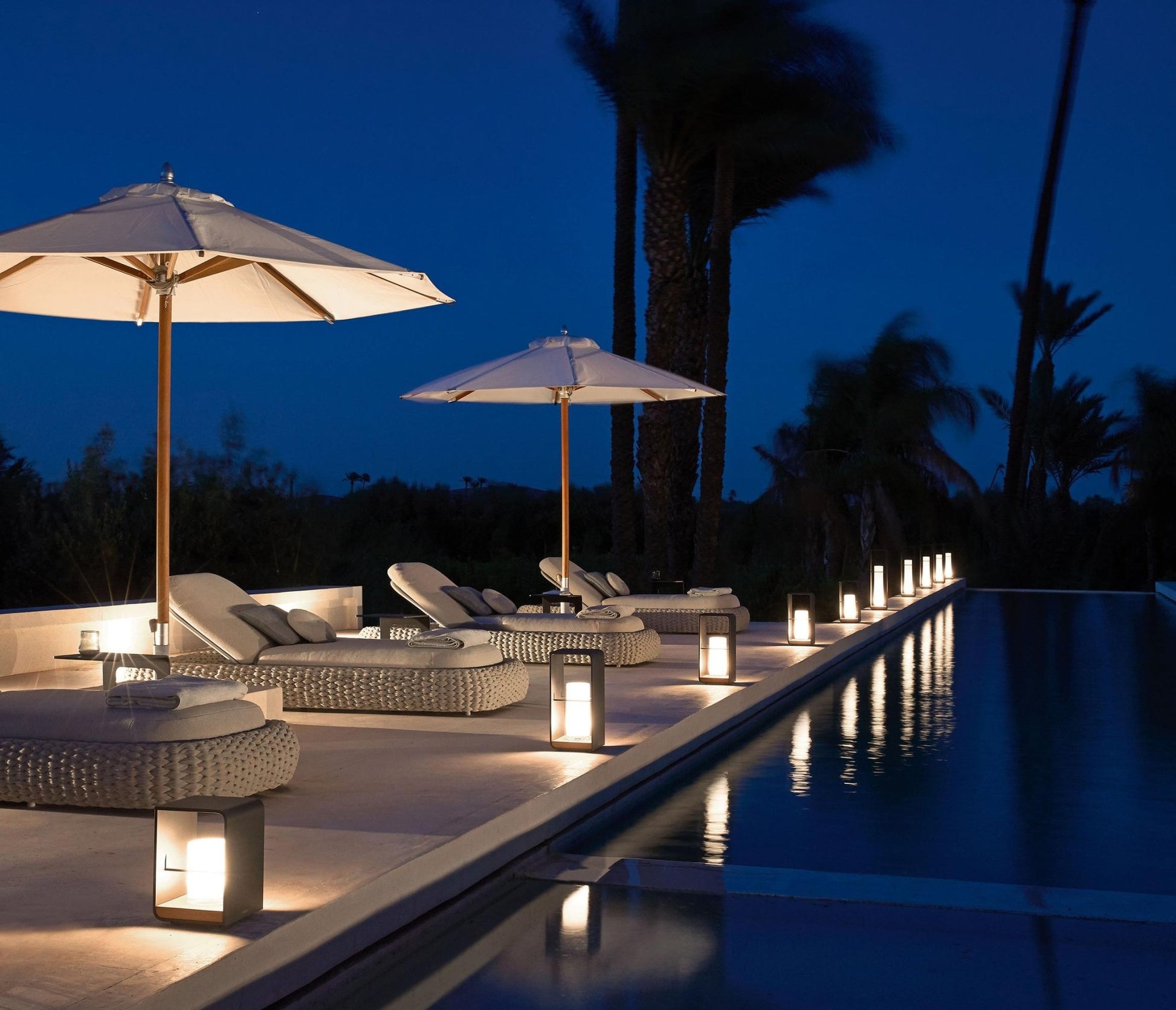 Sink into Outdoor Luxury: Premium Adjustable Sun Loungers - North Oasis