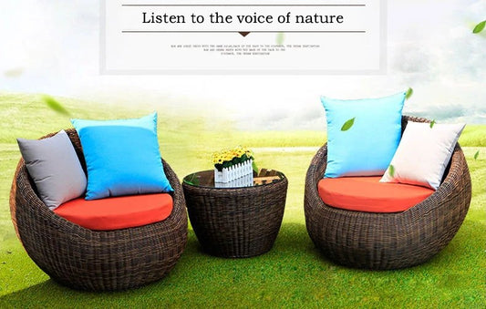 UHO Outdoor Leisure Rattan Sofa Deck Garden Patio - North Oasis